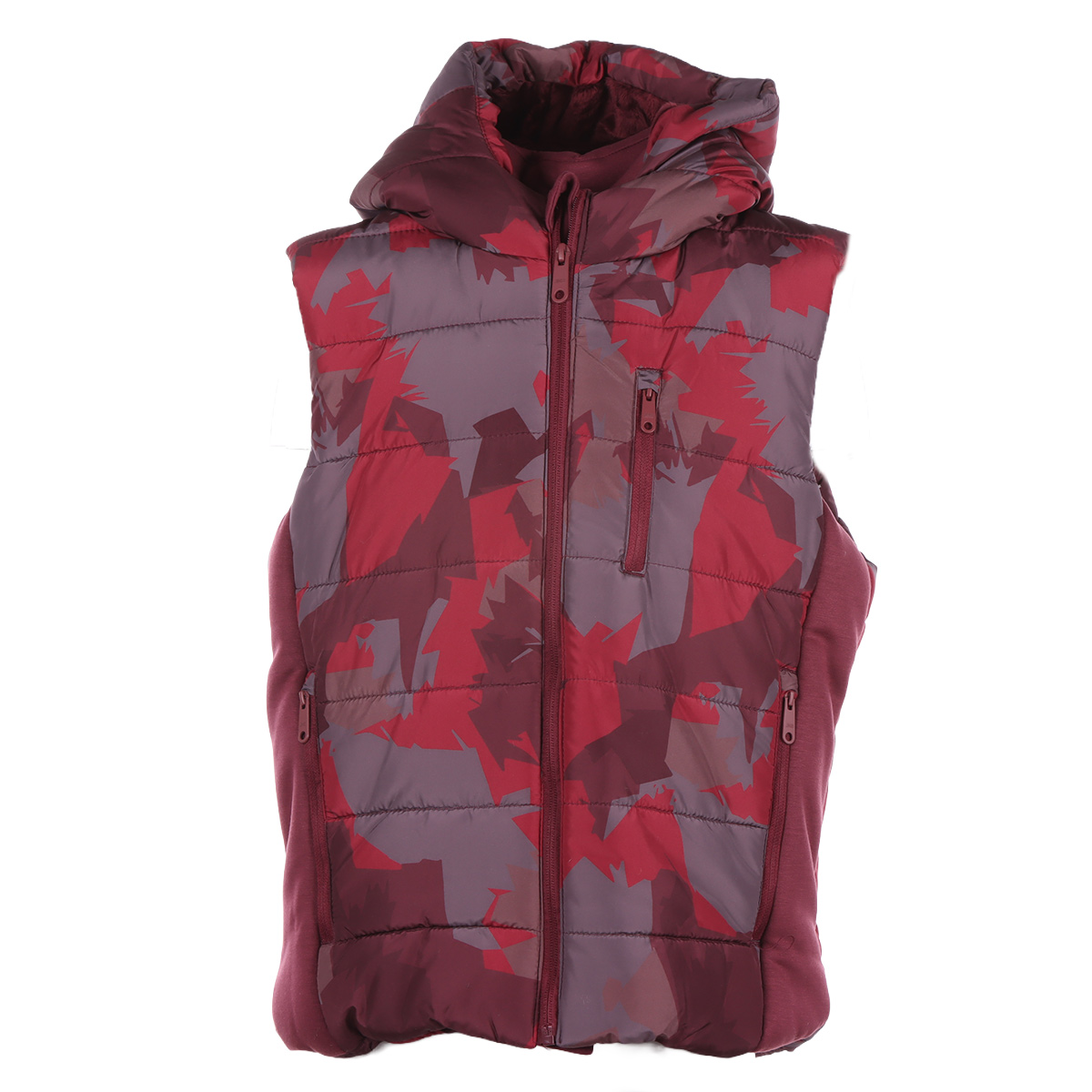 Chaleco Camuflaje Capitonado con Capucha Jeanious para Ni&ntilde;o image number null