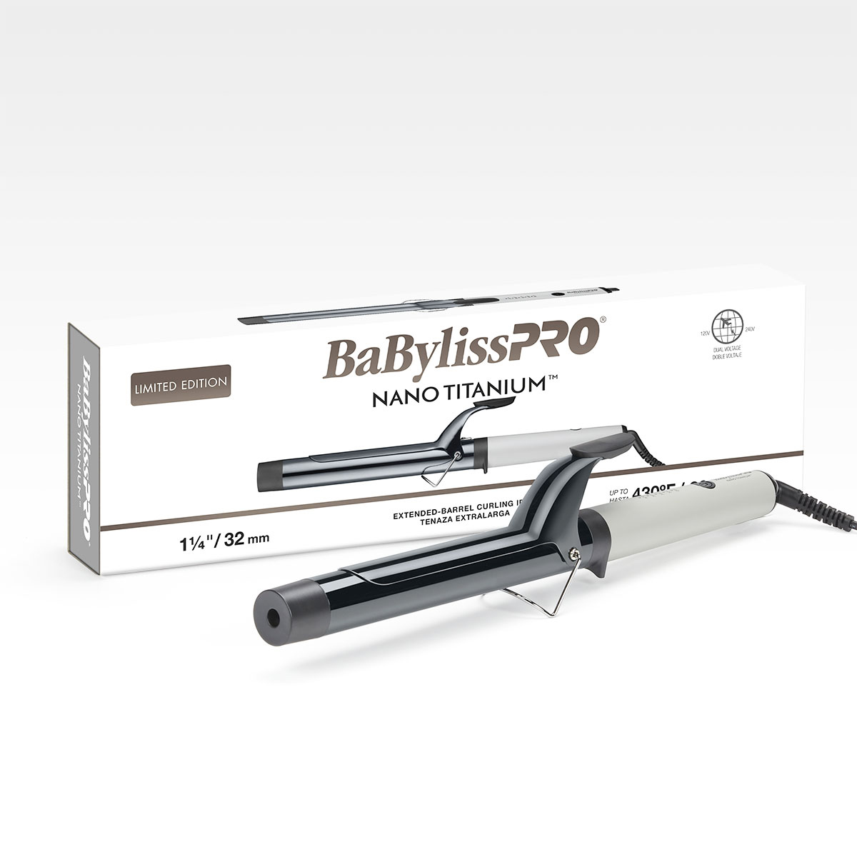 Tenaza 1 1/4 Pulg Nano Titanium Gris Babyliss image number null