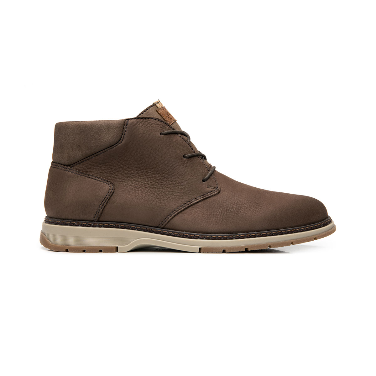 Bota Casual en Piel Flexi Caf&eacute; para Hombre image number null
