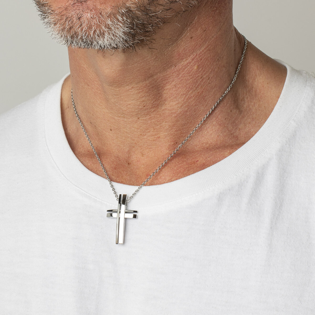 Collar Cruz Men In Black Lotus Style para Hombre image number null