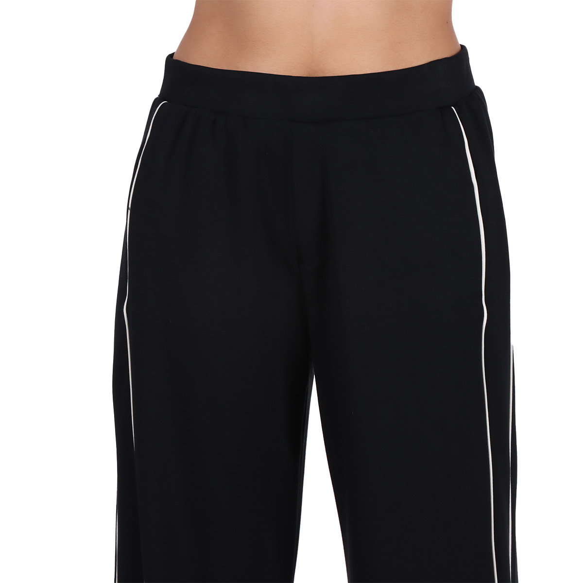Pants Corte Relajado L&iacute;neas Laterales Jeanious para Mujer image number null