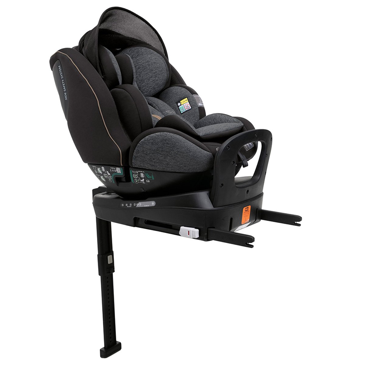 Autosiento Seat3Fit Negro Melange Chicco image number null