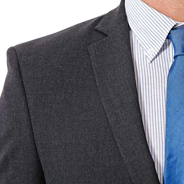 Saco Slim Fit Modelo elo Hz70295Ox Gris Oxford Haggar Para Hombre image number null
