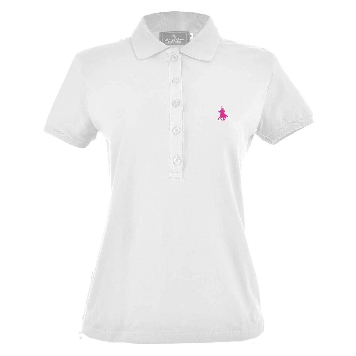 Playera B&aacute;sica Cuello Tipo Polo para Mujer Petite Royal Polo Club image number null