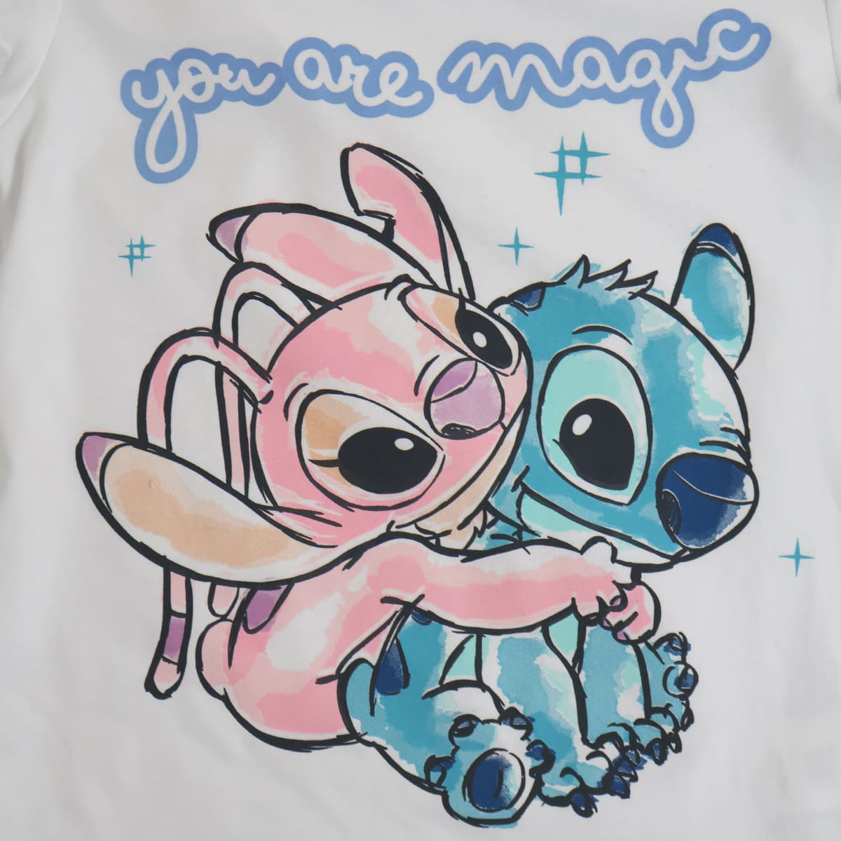 Pijama de Playera Manga Corta con Pantal&oacute;n Dise&ntilde;o Stitch Disney para Ni&ntilde;a image number null