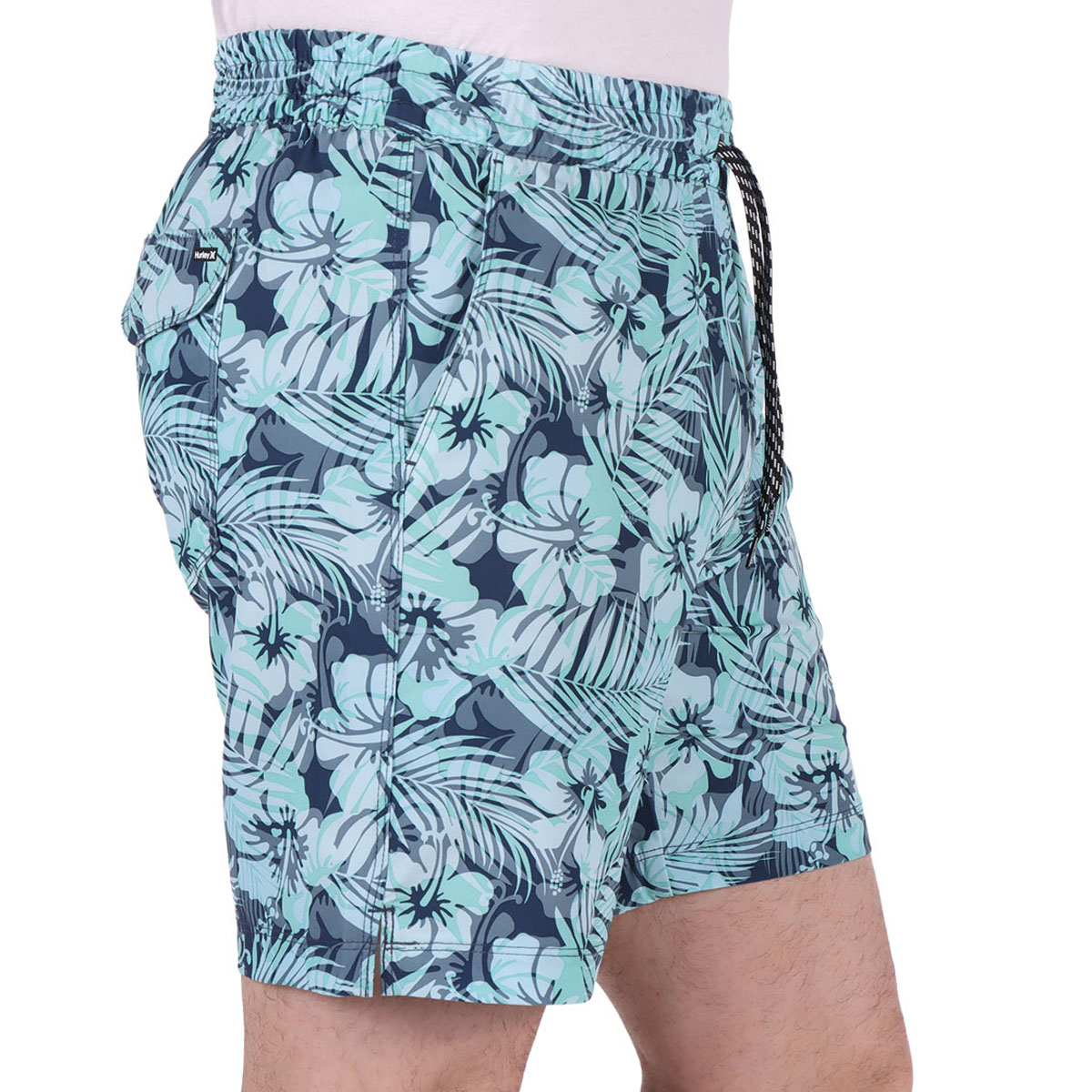Traje de Ba&ntilde;o Estampado Floral Tropical Hurley para Hombre image number null
