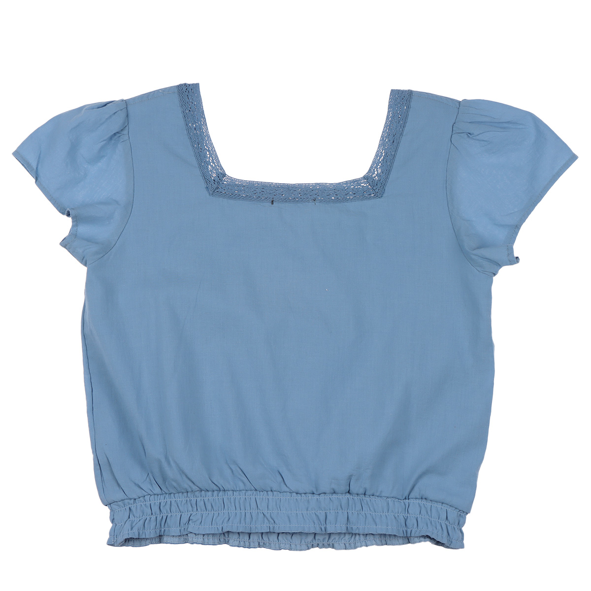 Blusa Smock Manga Corta Algod&oacute;n Jeanious Ni&ntilde;a image number null