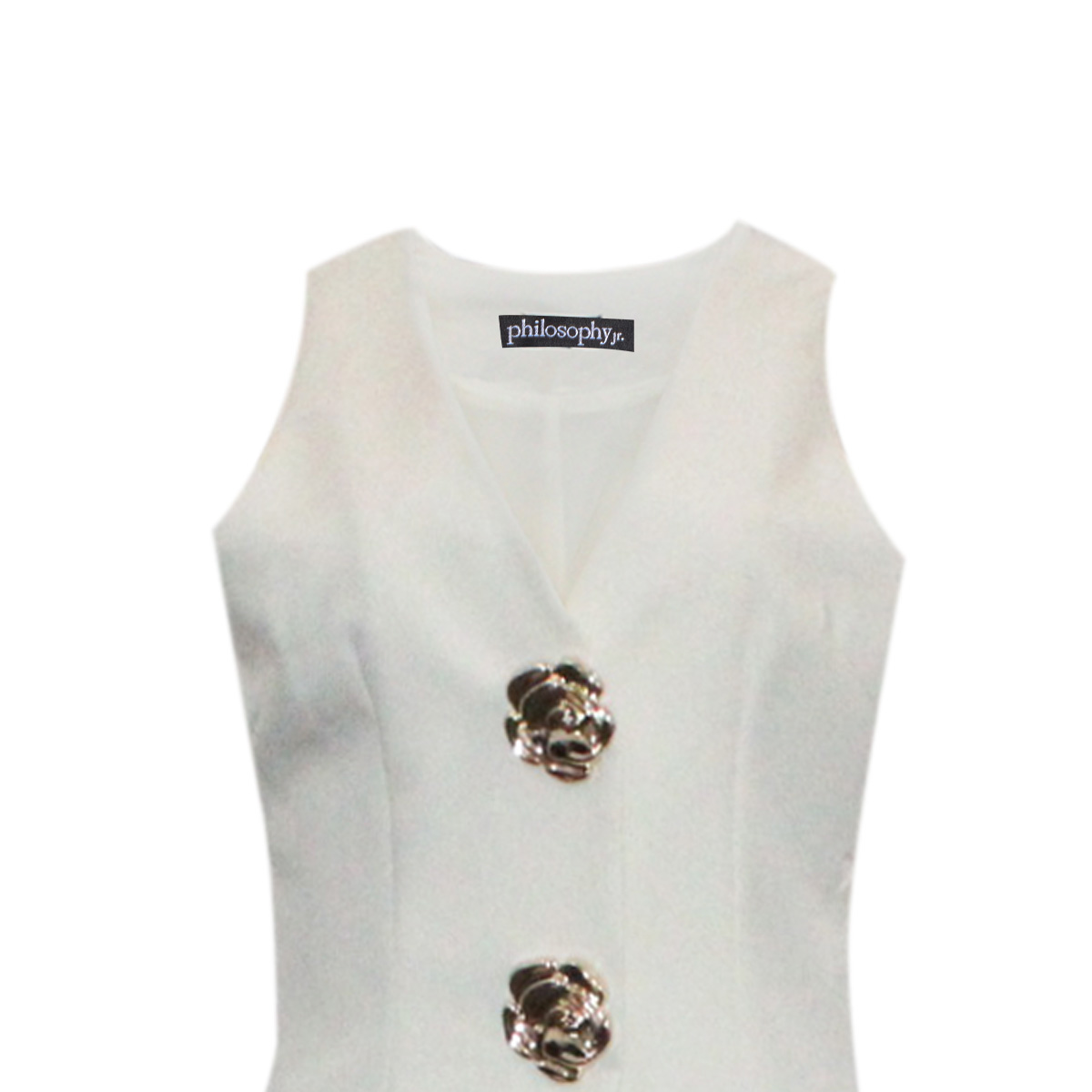 Conjunto Chaleco Con Broches Y Pantal&oacute;n Philosophy Para Mujer Junior image number null