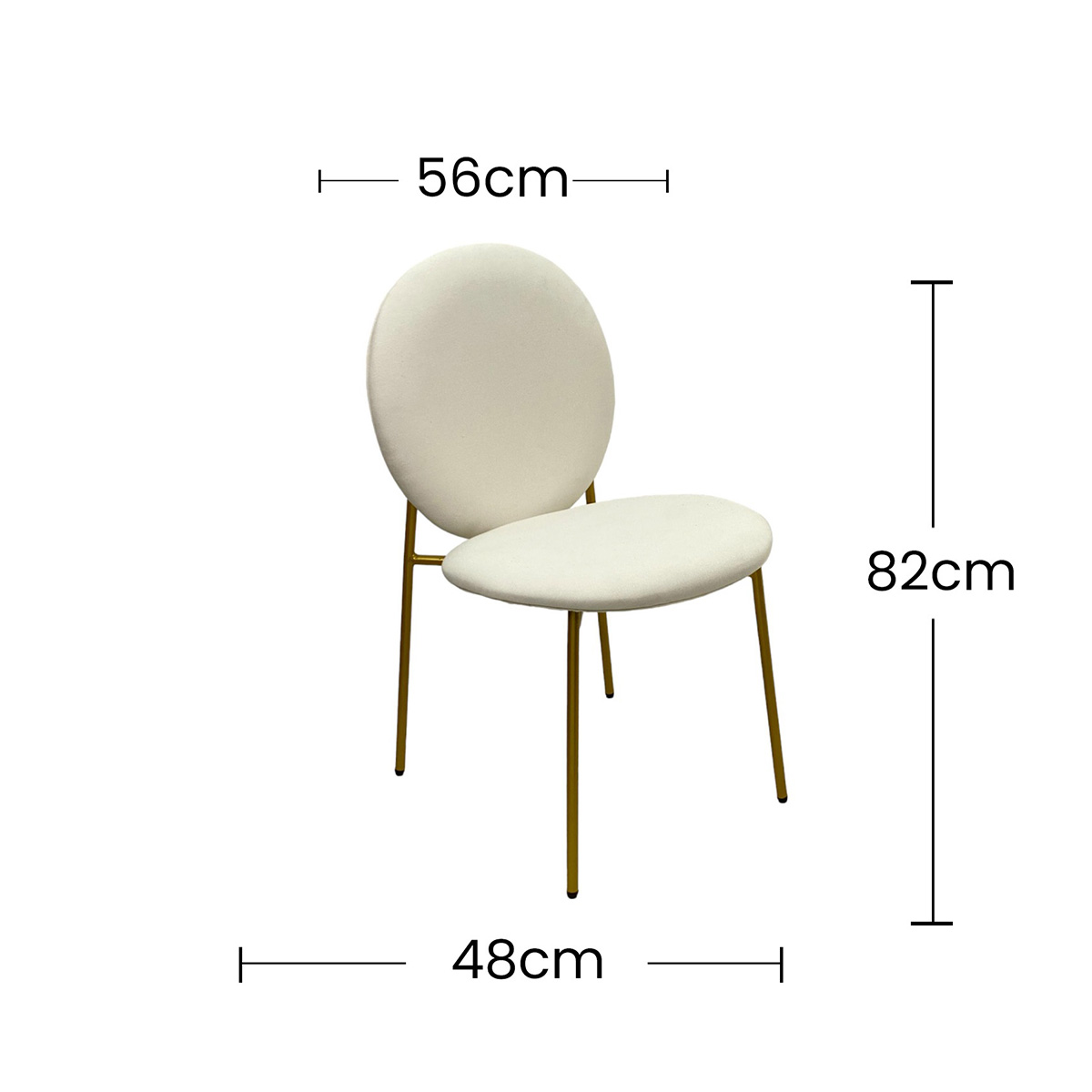 Silla de Comedor Colecci&oacute;n Silvery Gold CONCEPTS LIFE image number null