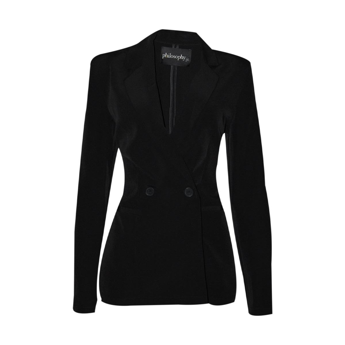 Saco Con Solapa Philosophy  Para Mujer Junior image number null