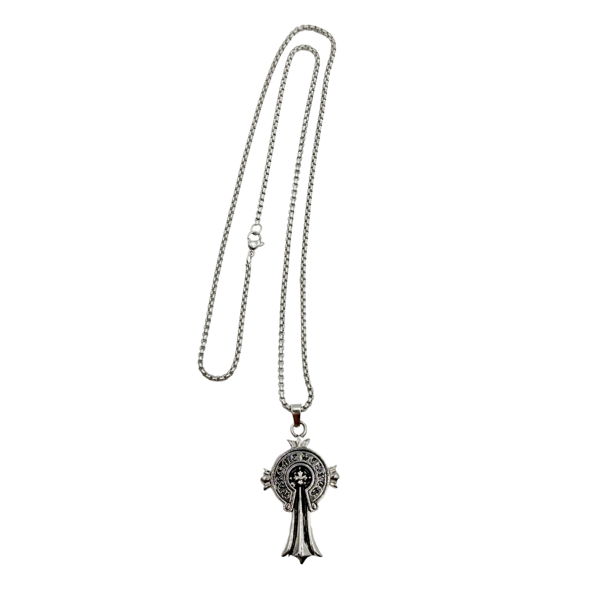 Cadena Eslab&oacute;n Cruz H Aktuales para Hombre image number null