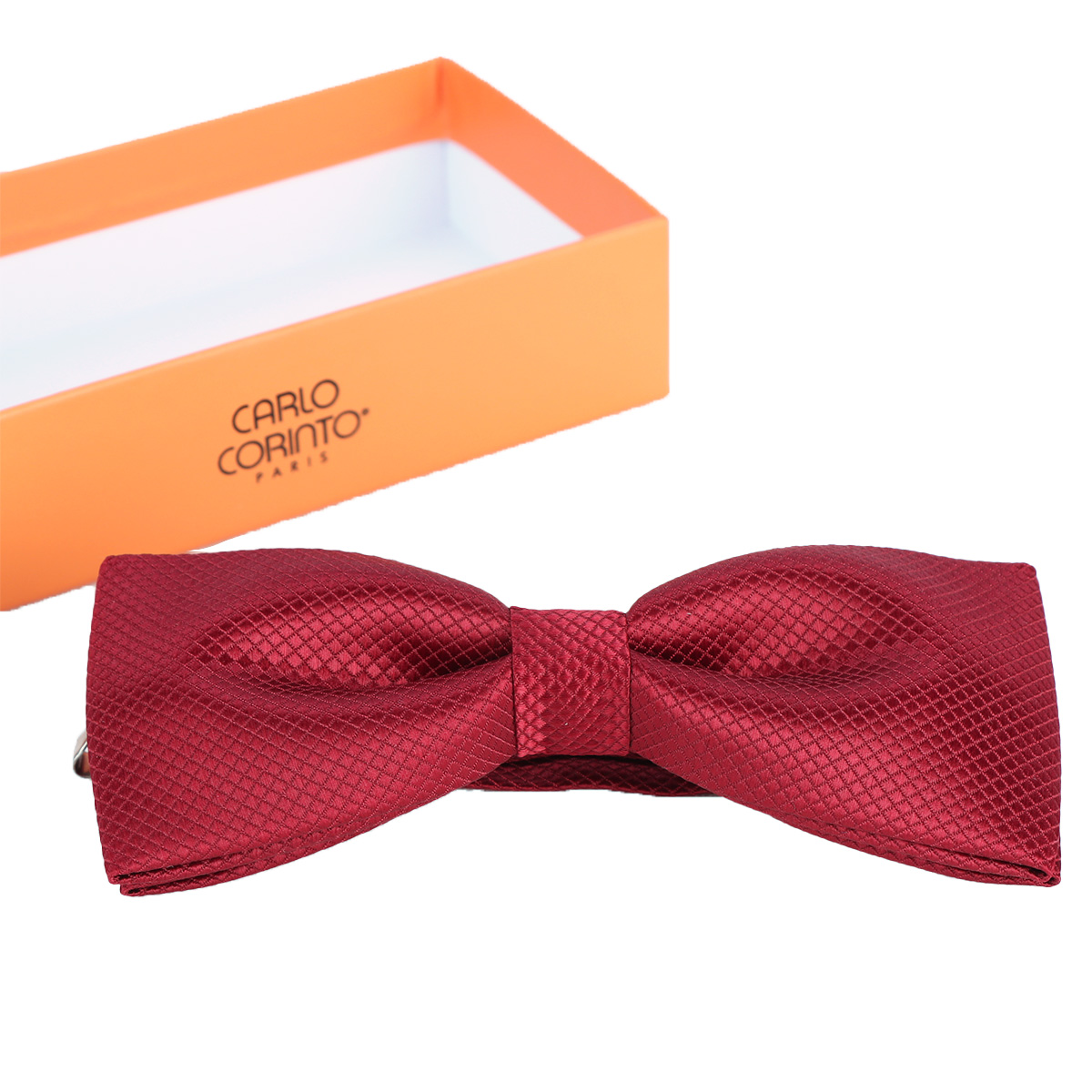 Mo&ntilde;o Semi Liso Poli&eacute;ster Brillo Elegante Carlo Corinto para Hombre image number null