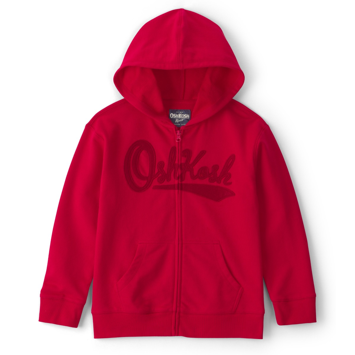 Sudadera con Capucha Oshkosh Roja con Dise&ntilde;o Logo para Ni&ntilde;o image number null