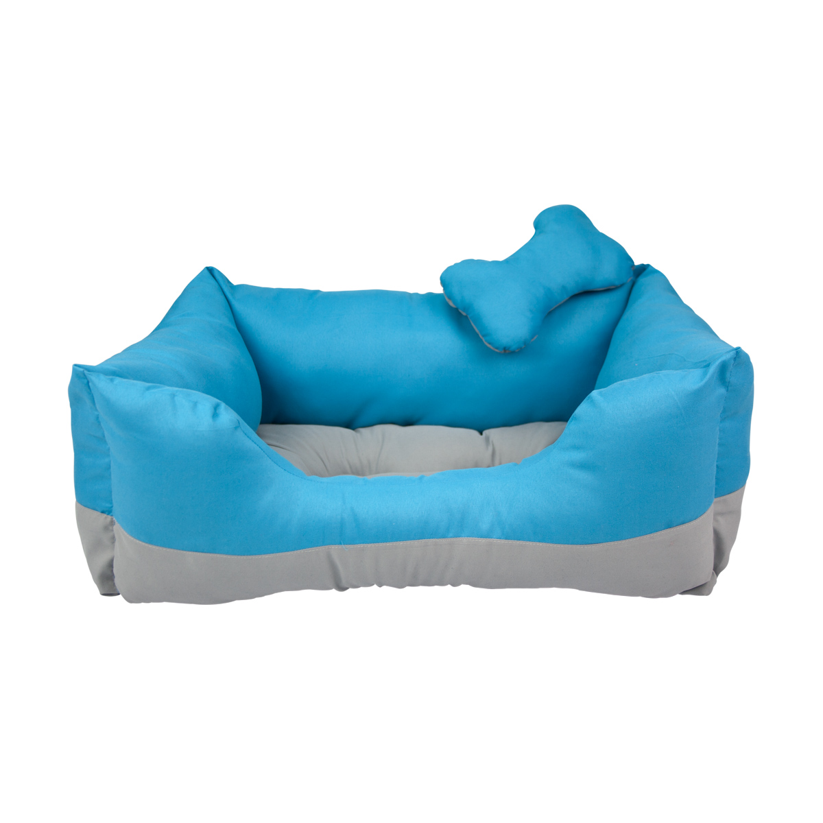 Cama Rectangular Bicolor para Mascota Acuario Lomas image number null