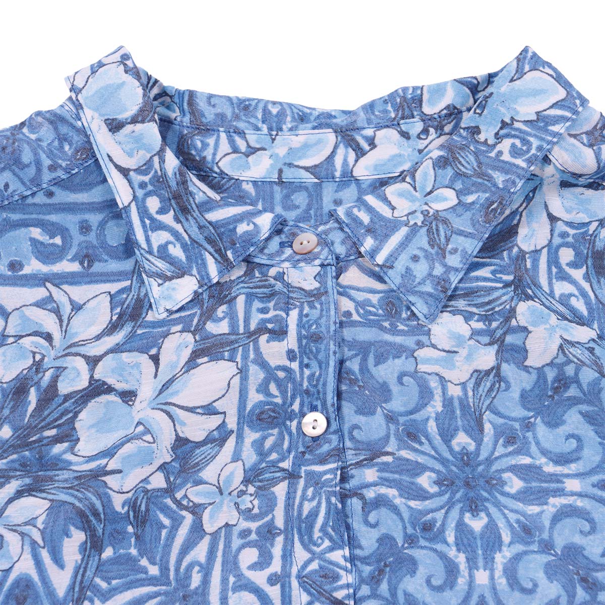 Blusa Camisera Ruby Rd Estampado Floral para Mujer Curvy image number null