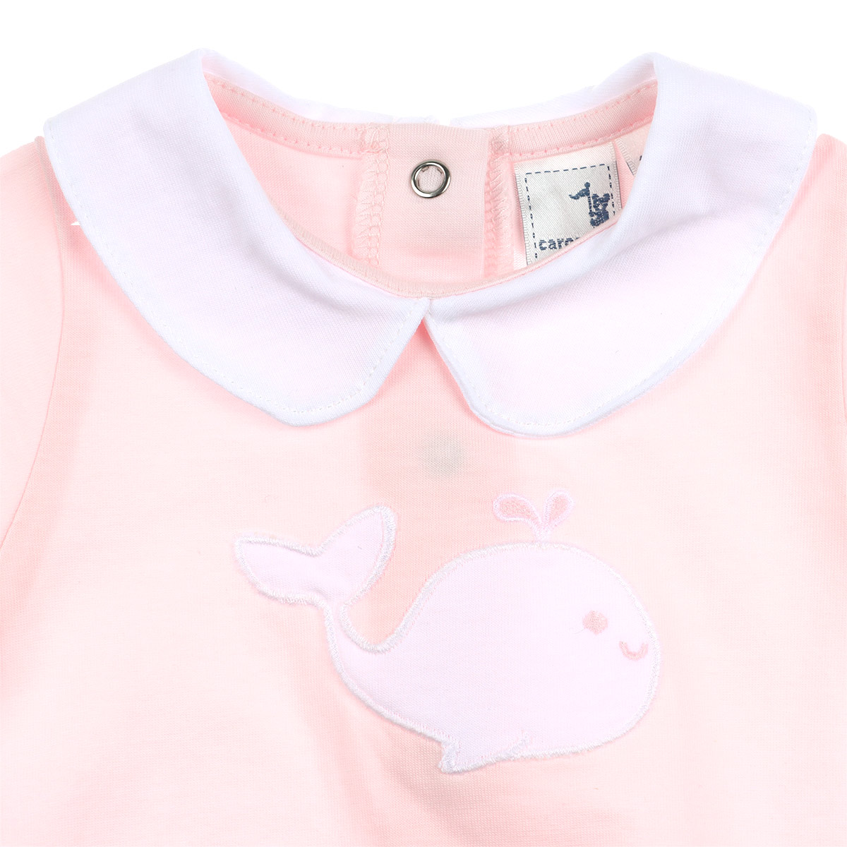 Romper Ballena Cuello Beb&eacute; Algod&oacute;n Carosello para Beb&eacute; Ni&ntilde;a image number null