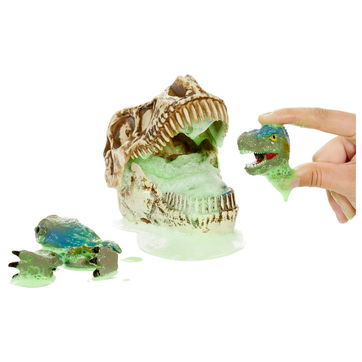 Kit de F&oacute;sil de Dinosaurio GROSS MOSS con figura Armable y Smile image number null