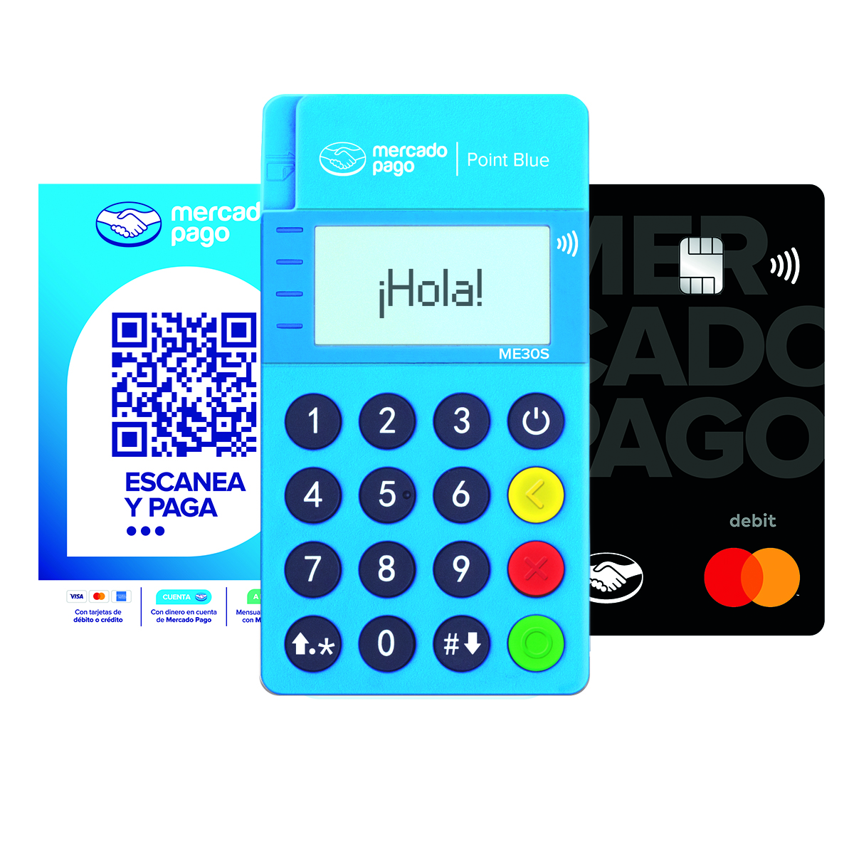 Kit lector de tarjetas blue Mercado Pago image number null
