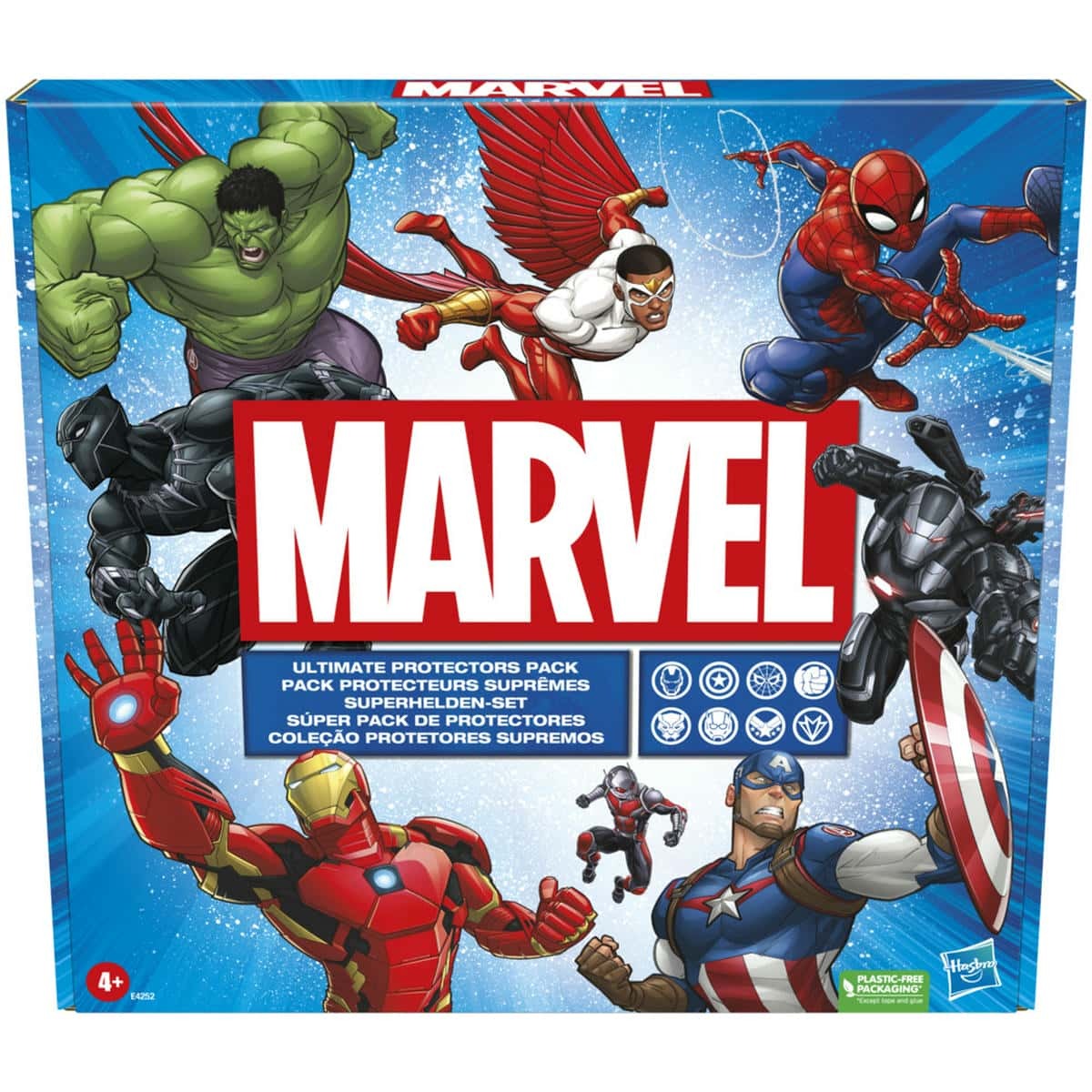 Marvel Set de Figuras Avengers S&uacute;per Pack de Protectores Hasbro image number null