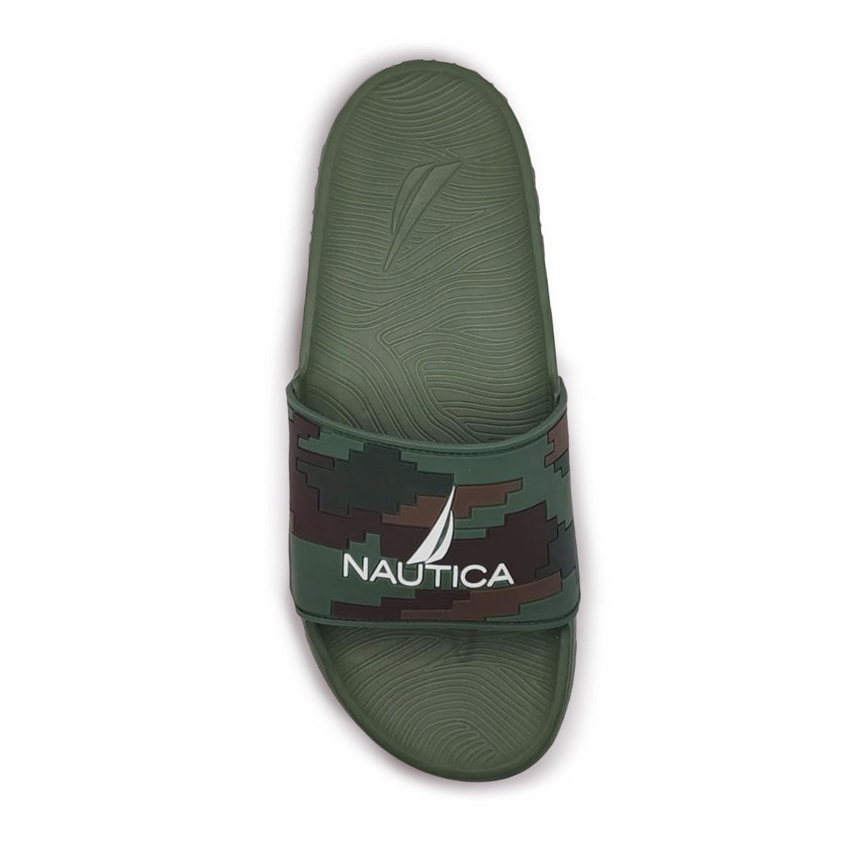 Sandalia Slide Nautica Verde para Hombre image number null