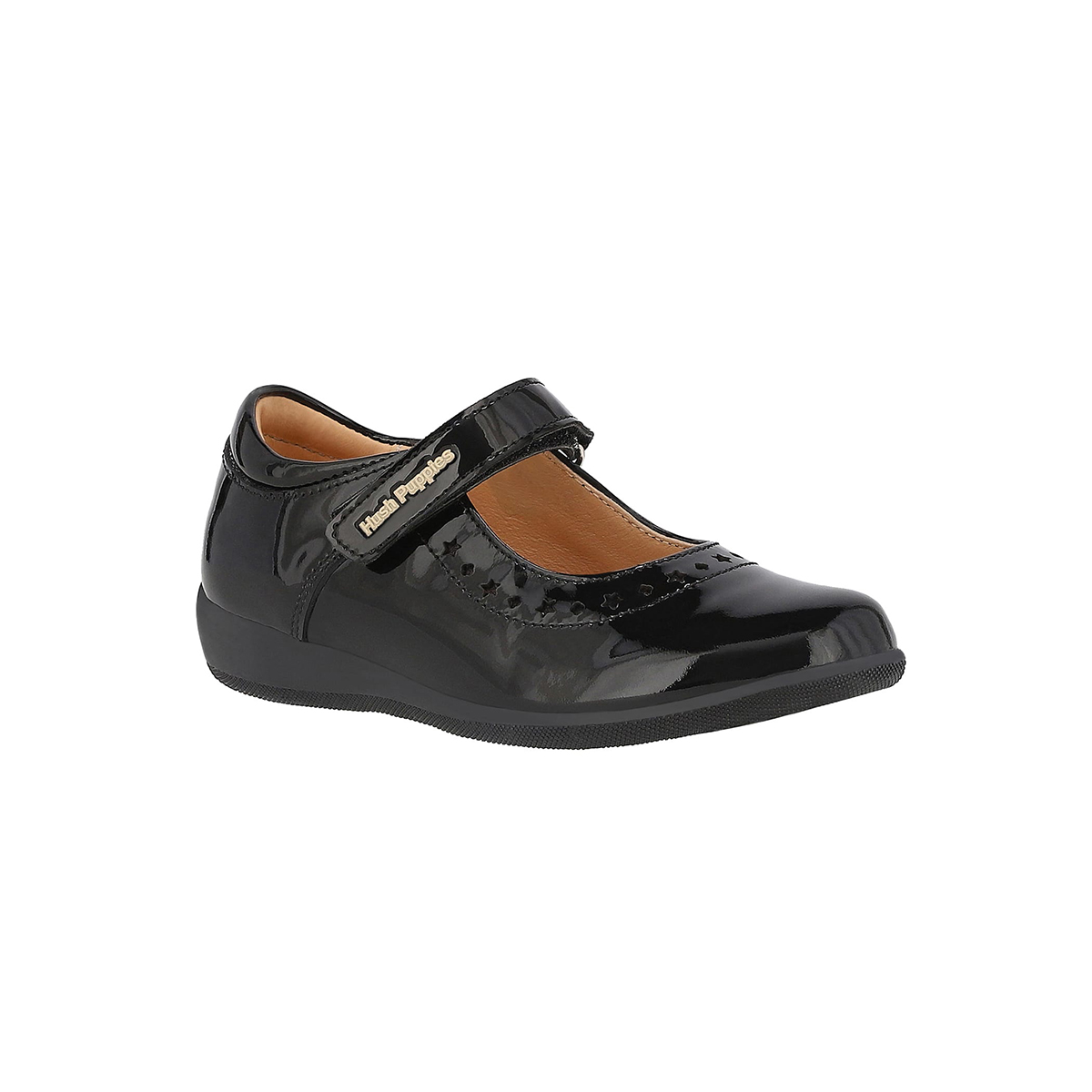 Balerina Escolar con Velcro 18-24 Negro para Ni&ntilde;a HUSH PUPPIES image number null