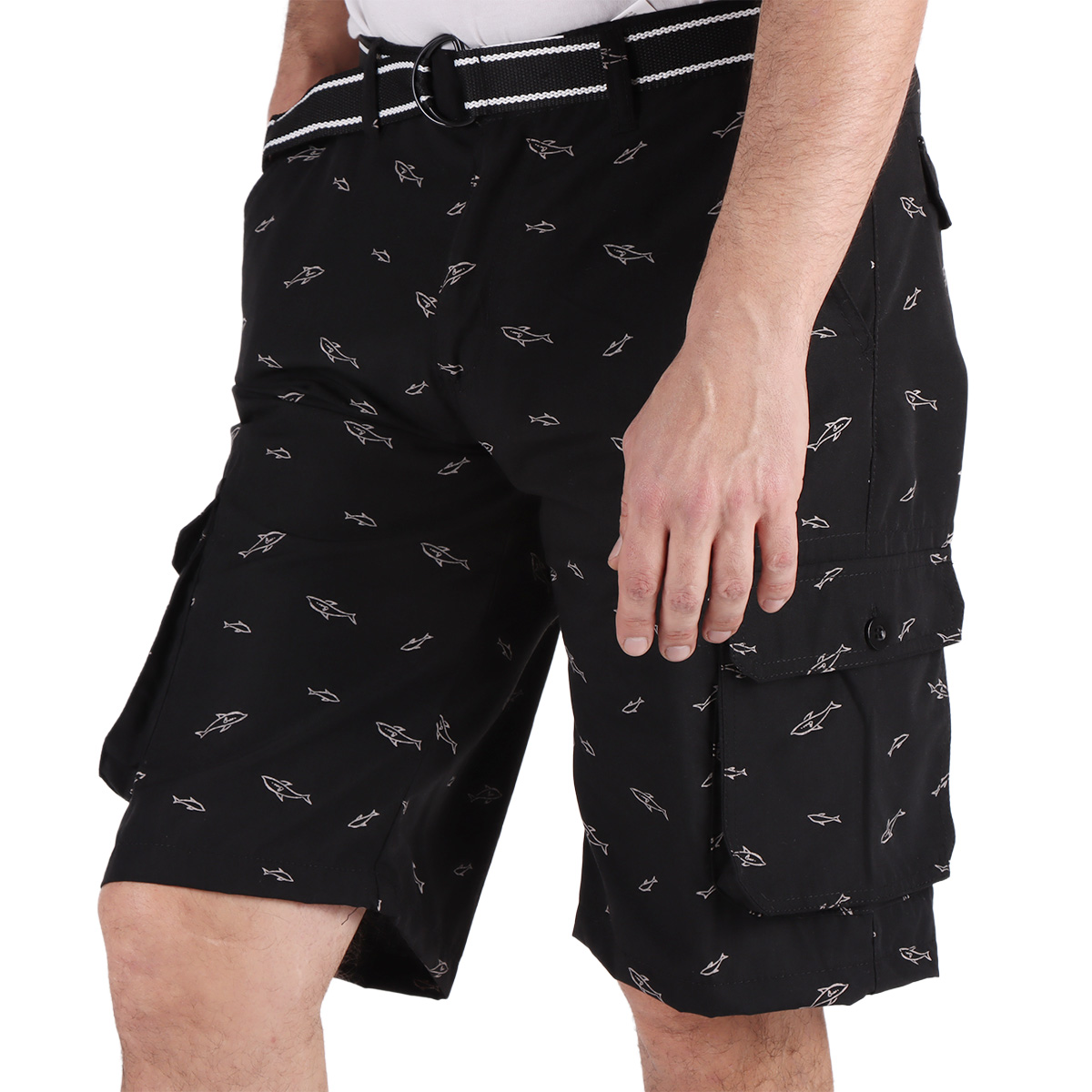 Bermuda Ajuste Regular Print Pescados Tim Men Hombre image number null