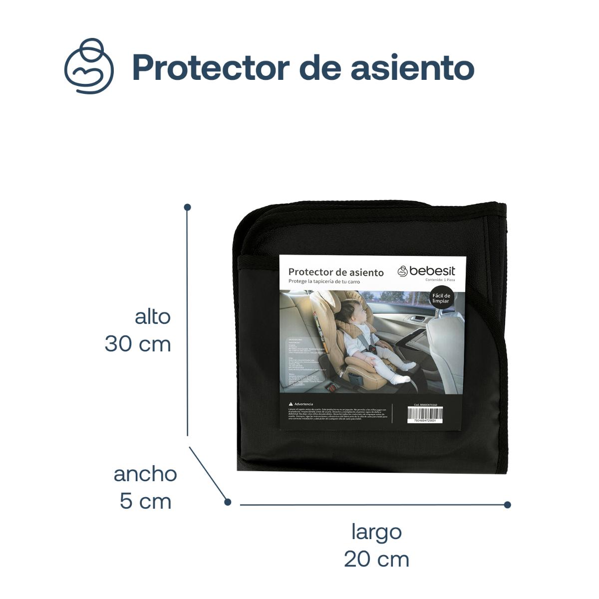 Protector de Asiento Bebesit Auto Antideslizante con Bolsa de Transporte image number null