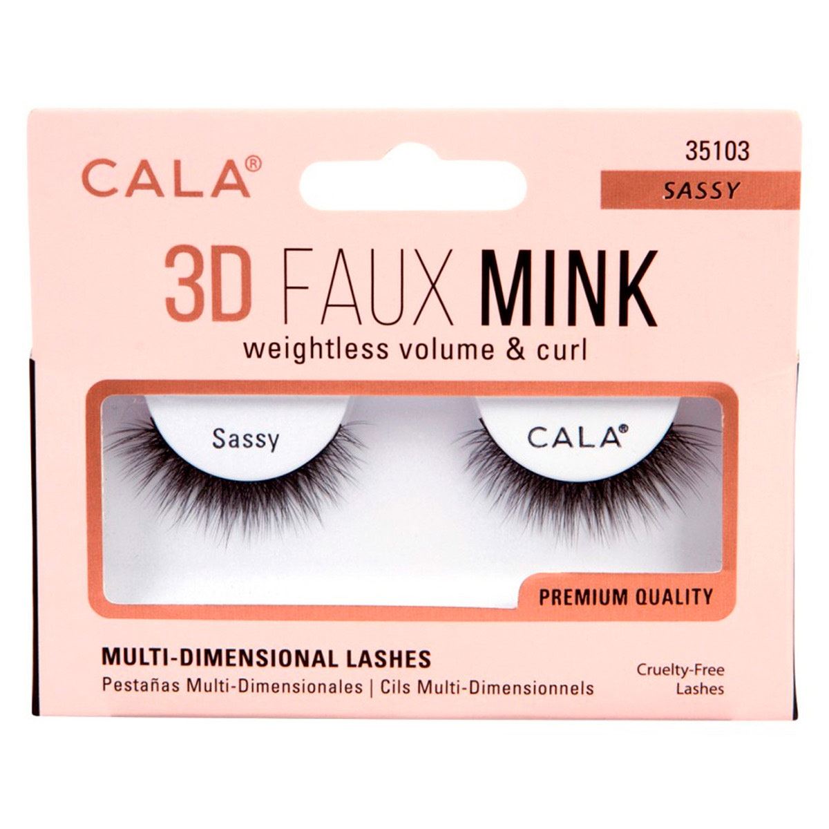 Cala Pesta&ntilde;as Postizas 3d Faux Mink Lashes Sassy image number null