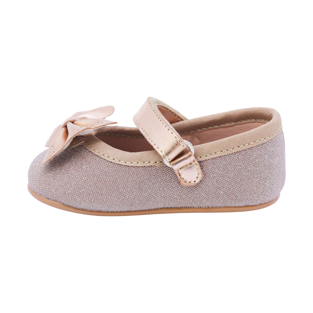 Zapato Con Mo&ntilde;o Y Velcro 10-12 Rosa Coqueta image number null