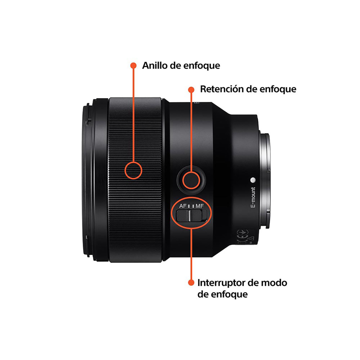 Lente Sony Fe 85mm F1.8 image number null