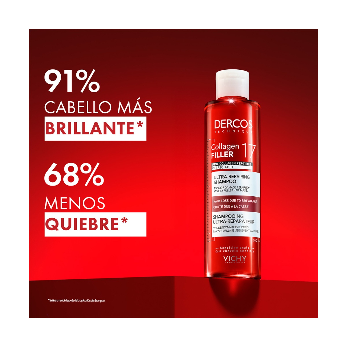 Vichy Dercos Collagen 17 Shampoo Reconstructor image number null