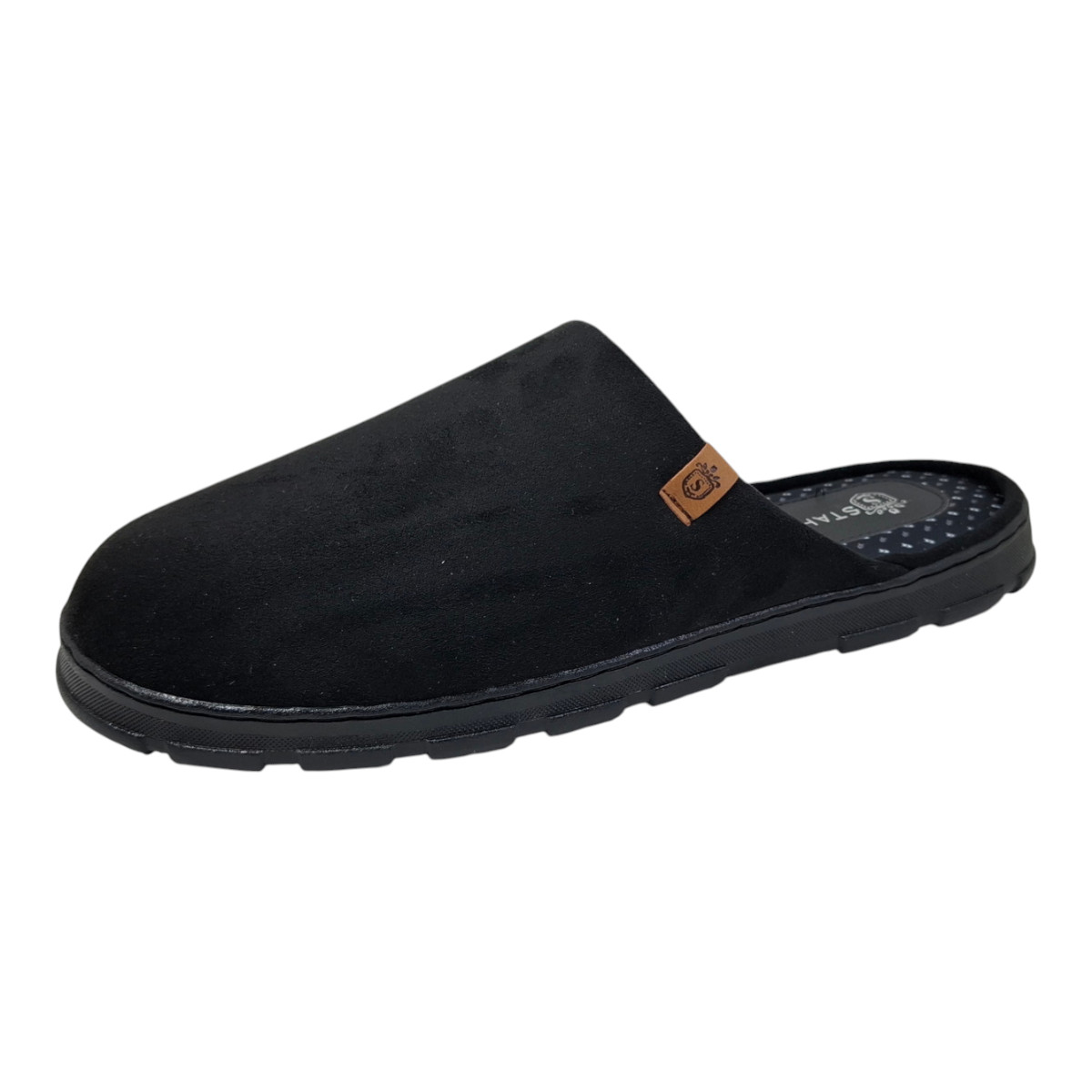 Pantufla Lisa Stahl Negro para Hombre image number null