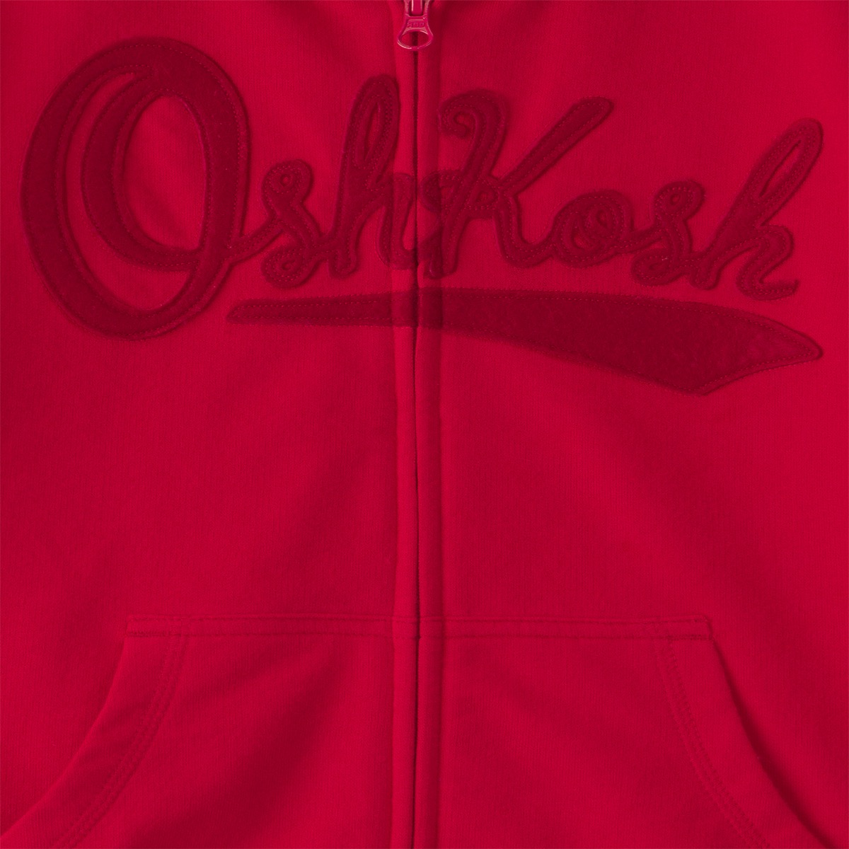 Sudadera con Capucha Oshkosh Roja con Dise&ntilde;o Logo para Ni&ntilde;o image number null