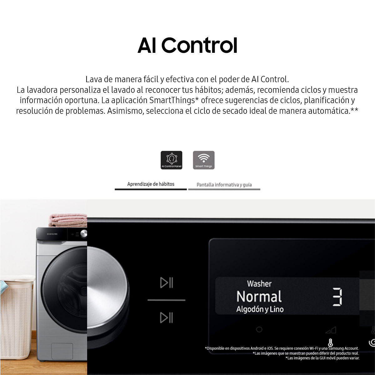 Lavasecadora Samsung 18kg Sin Pedestal Wd18t6000gp image number null