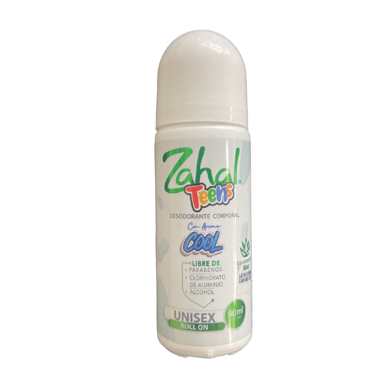 Zahal Desodorante Roll On Unisex Teens 90 Ml image number null