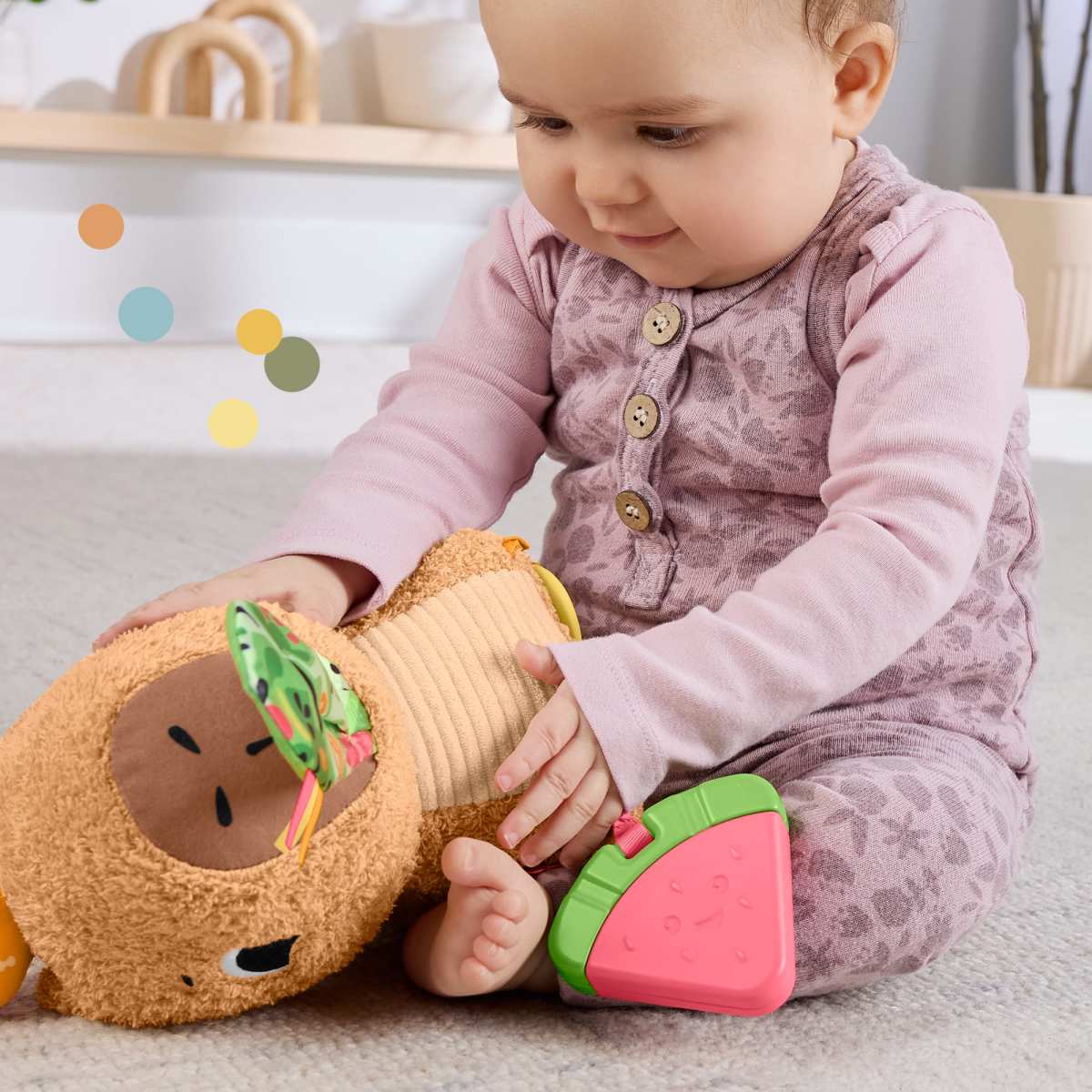 Juguete FISHER-PRICE Baby Capibara Est&iacute;mulos y Juego image number null