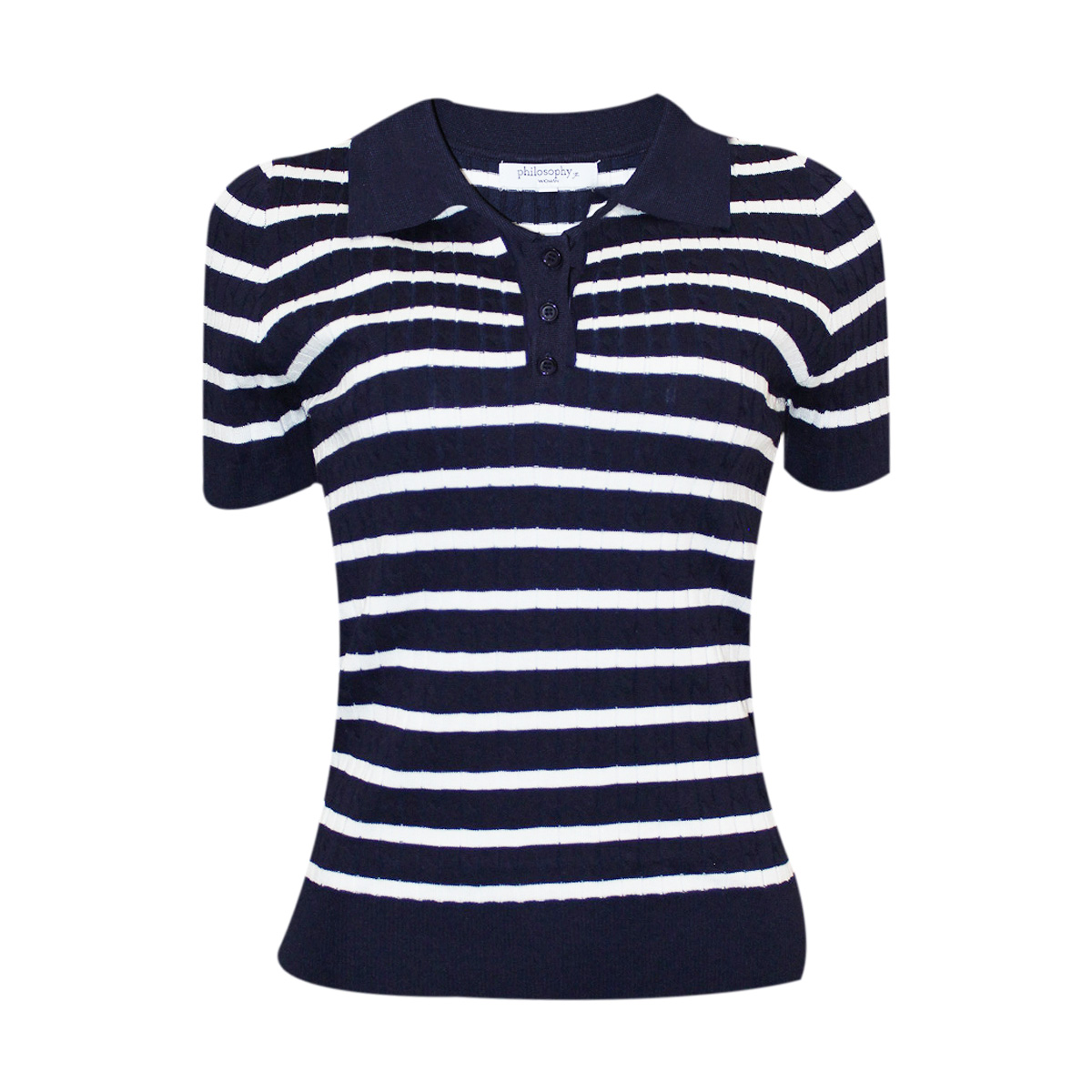 Playera De Punto A Rayas Philosophy Woman para mujer casual image number null