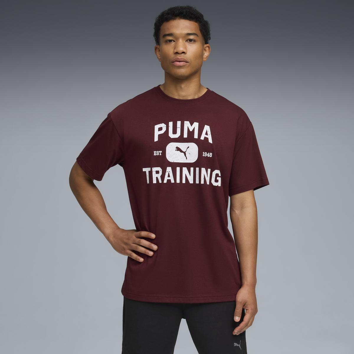 Playera Training Regular Fit Puma Manga Corta para Hombre image number null