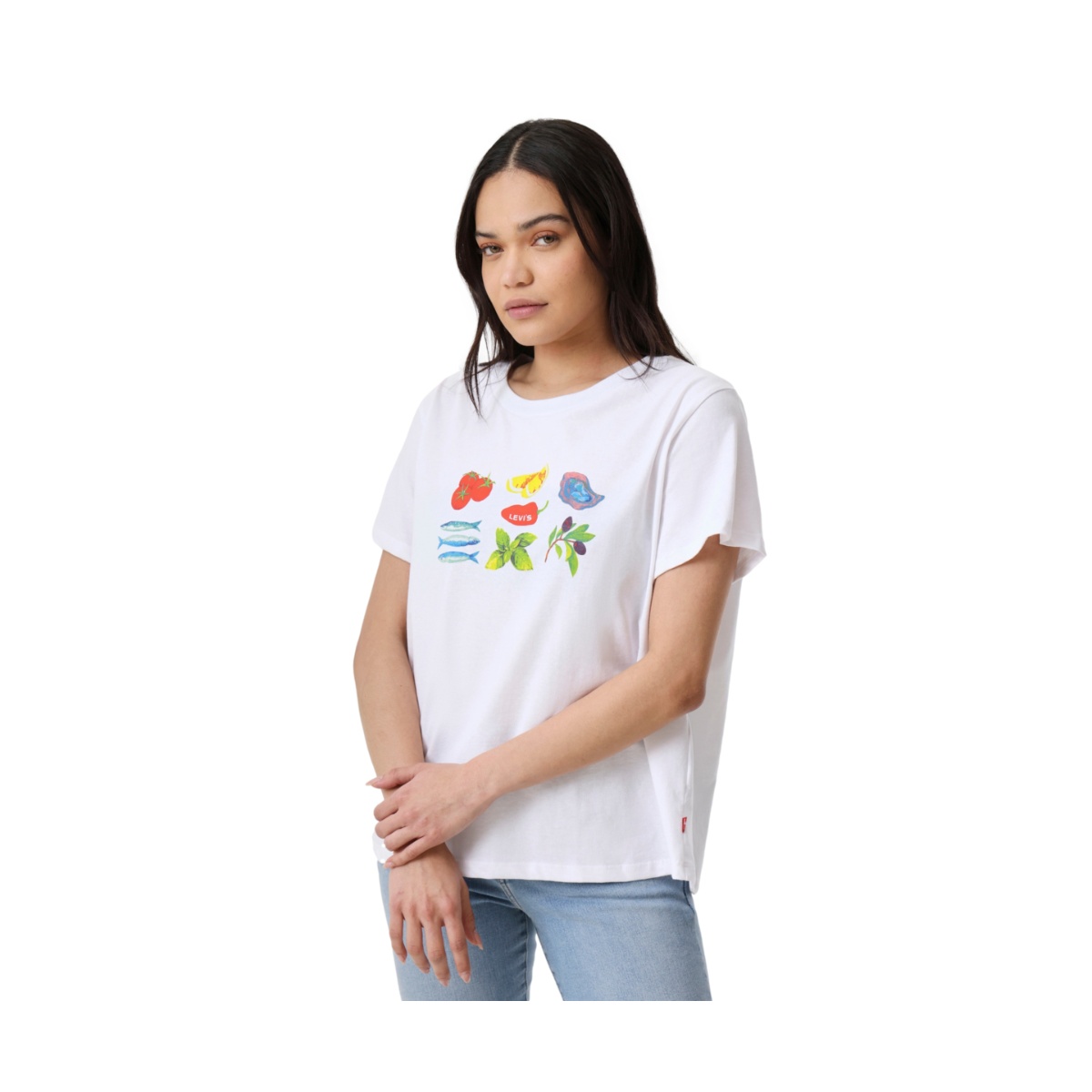 Playera Con Grafico Levis Para Mujer Curvy image number null