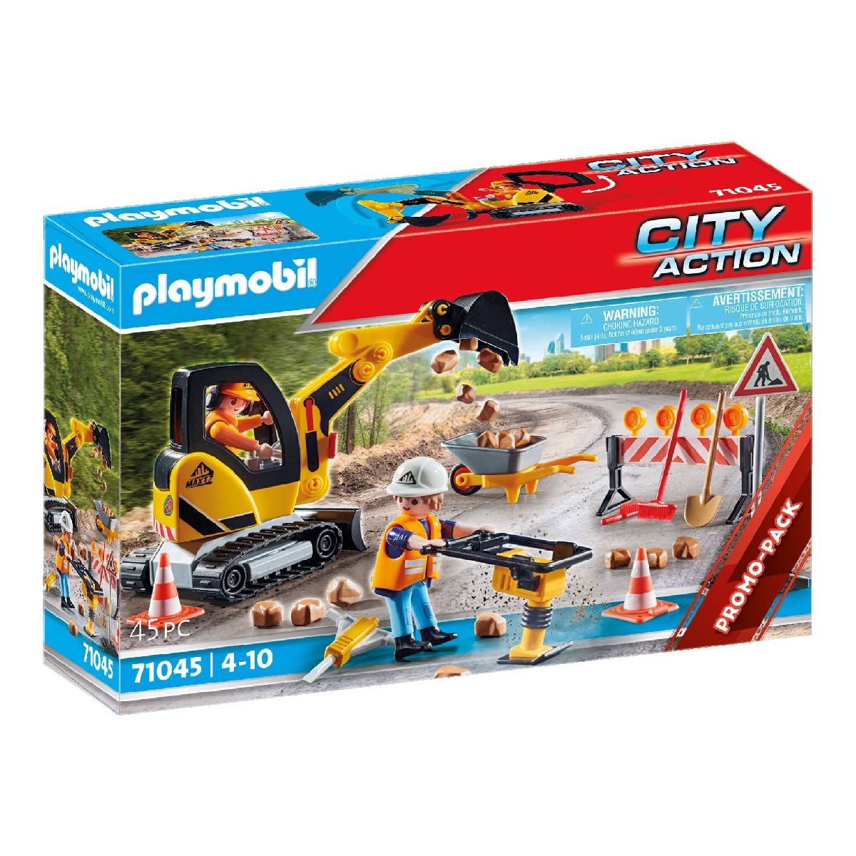 Set de Construcci&oacute;n de Carreteras Playmobil image number null