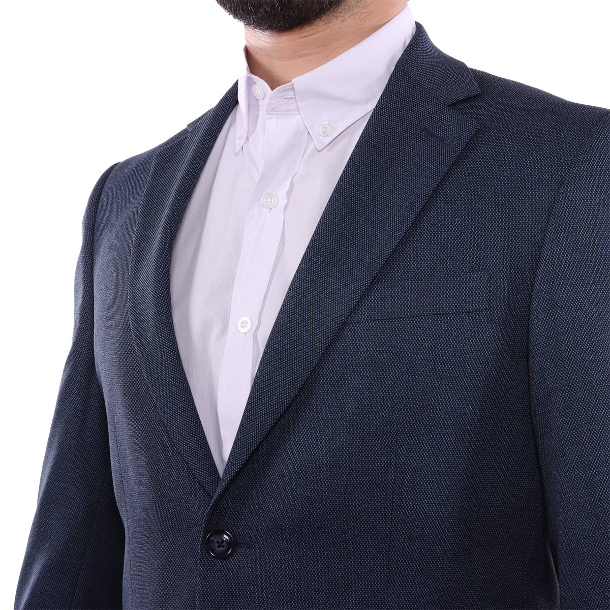 Saco Azul Oscuro con Corte Moderno Pierre Cardin para Hombre image number null