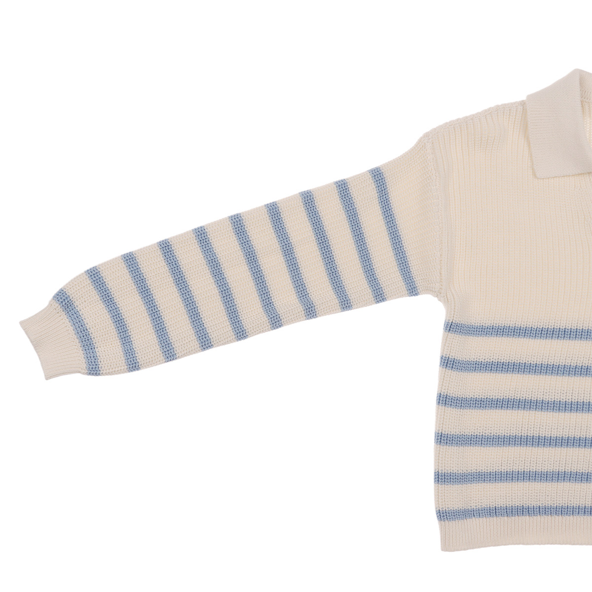 Su&eacute;ter de Punto a Rayas Cuello Camisero Jeanious para Ni&ntilde;o image number null