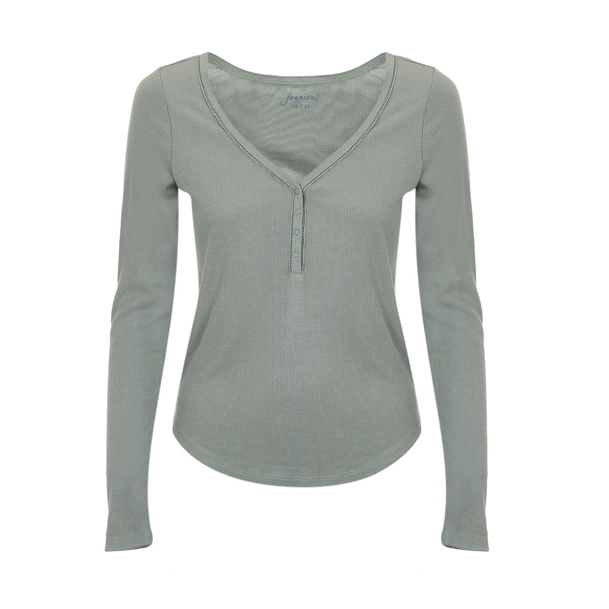 Playera Manga Larga Jeanious para Mujer Junior image number null