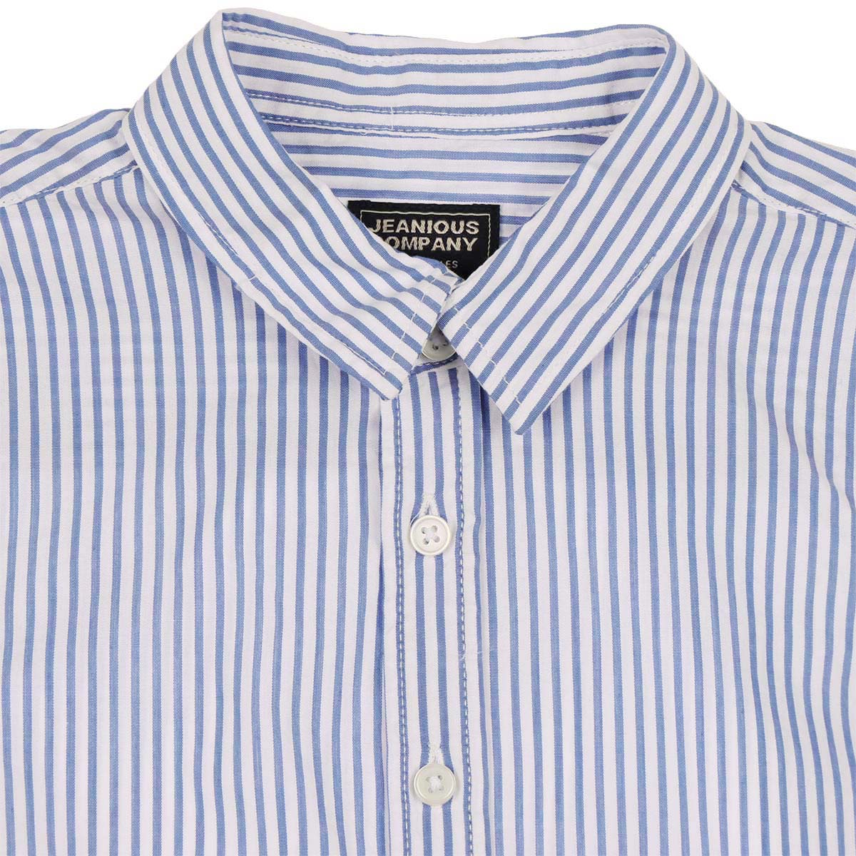 Camisa Manga Larga a Rayas Azul Blanco JEANIOUS para Beb&eacute; Ni&ntilde;o image number null