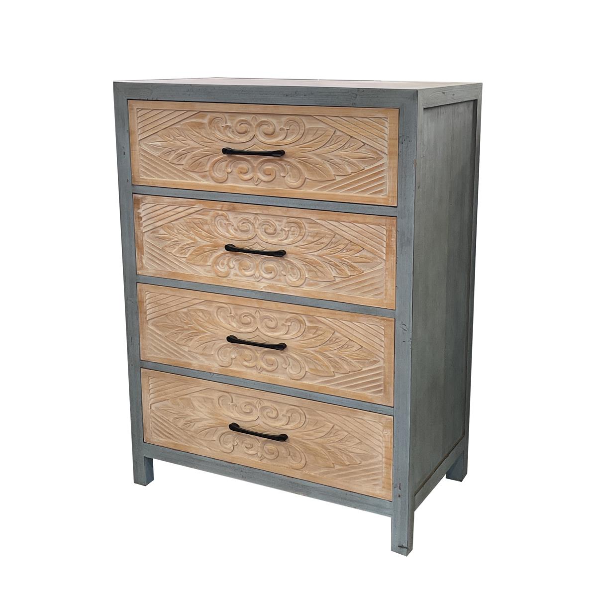 Cajonera 4 Cajones Jazmin Vintage Home image number null