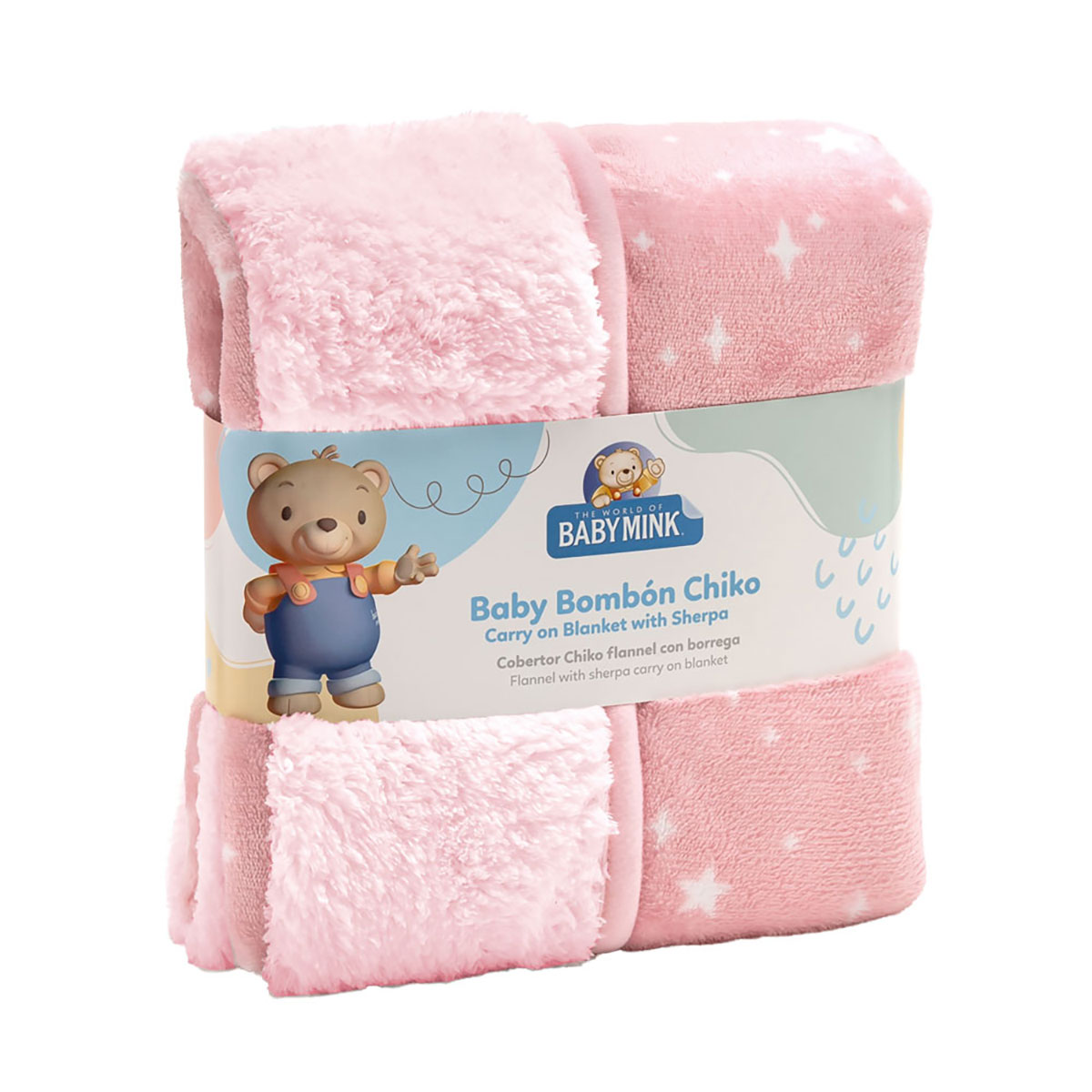 Cobertor con Sherpa Bombon Baby Mink image number null