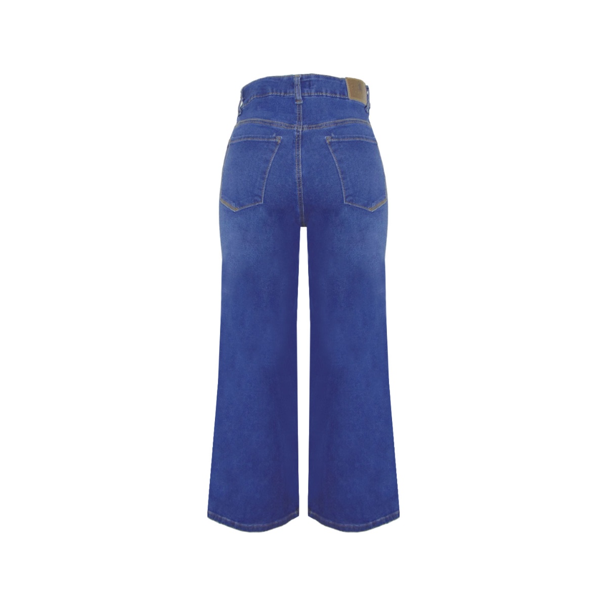 Jeans Corte Recto Cropped  Royal Polo Club Para Mujer image number null