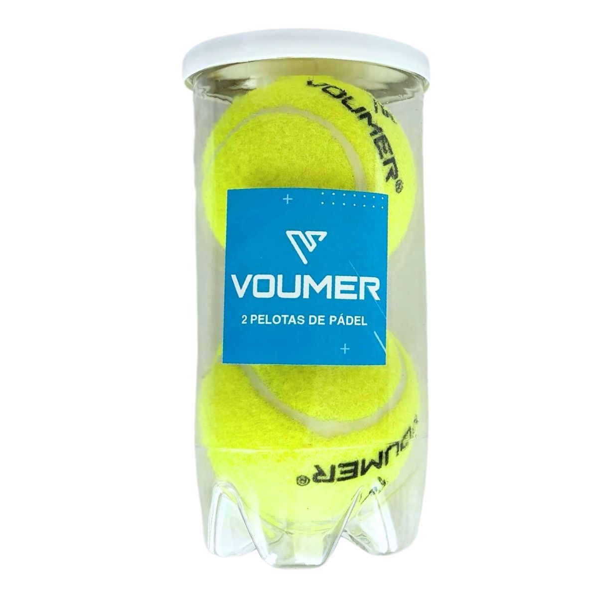 Tubo Con 2 Pelotas Para Padel Voumer Presurizadas image number null