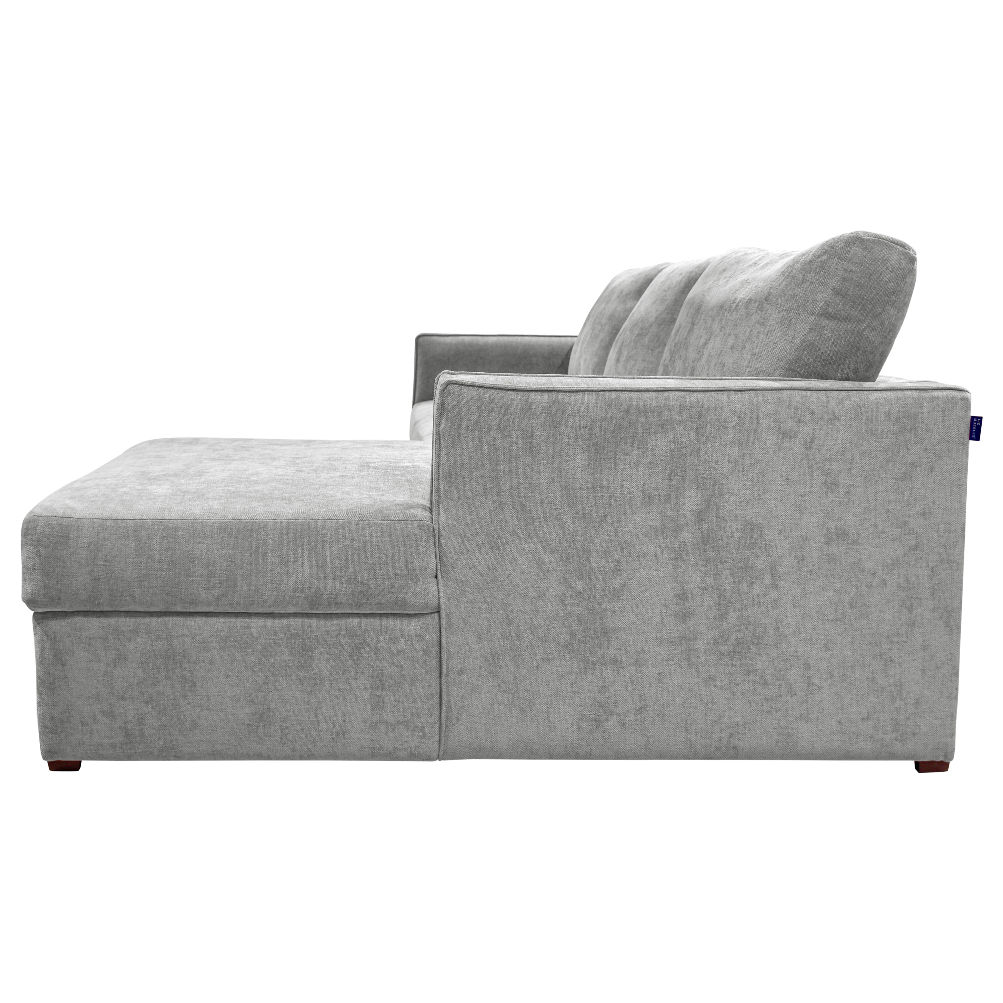 Sof&aacute; Cama Derecho Walnut T Gris Muebles Liz image number null