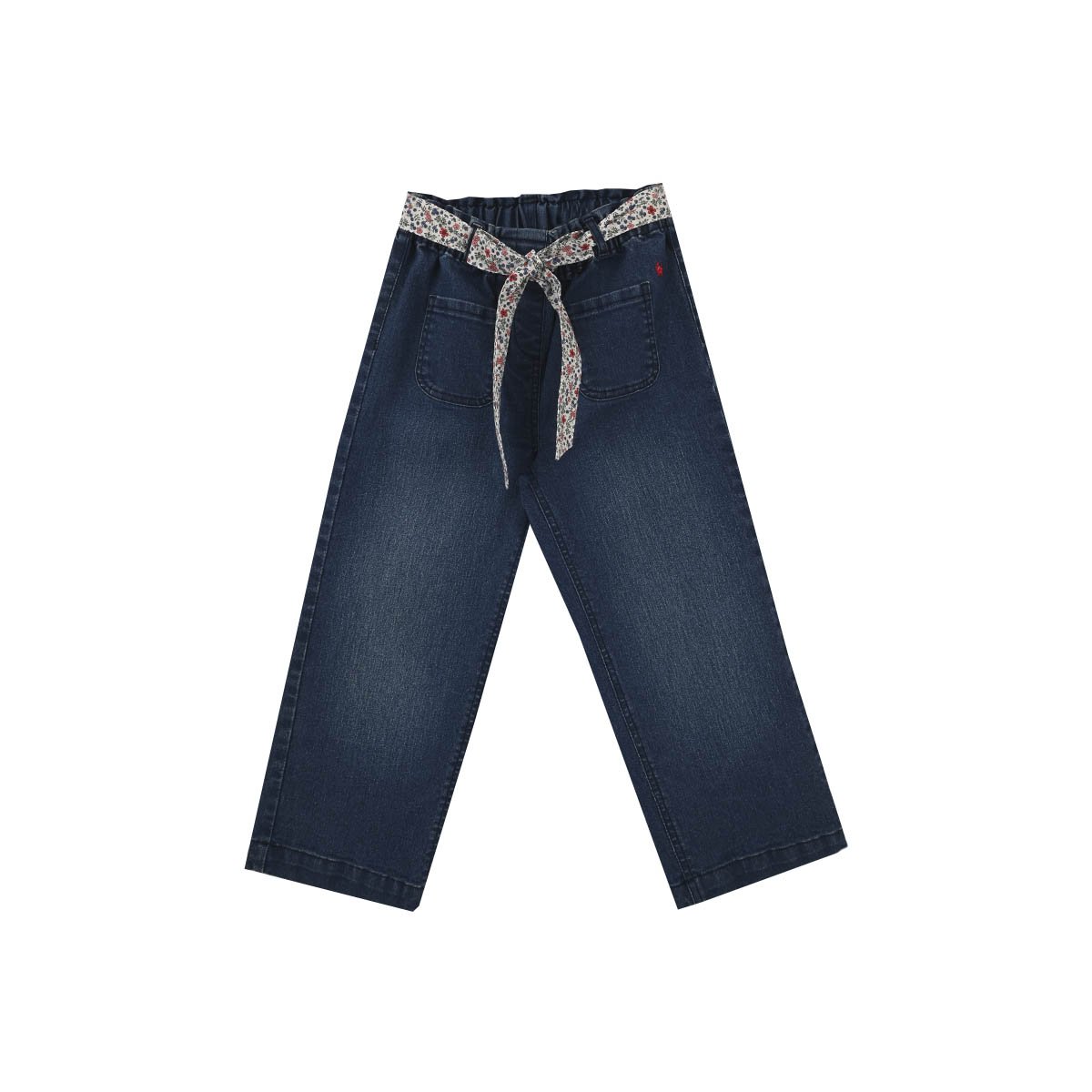Jeans Bibi Cintur&oacute;n Floreado Ferrioni para Ni&ntilde;a image number null